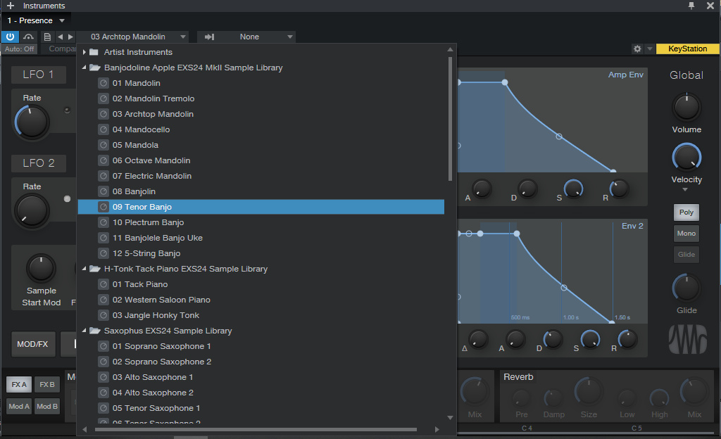 PreSonus Studio One Presence Sample Player (Syntheway Presence Sample Libraries, SF2 SoundFont Files) for Mac OS X and Windows. Syntheway Presence Sample Libraries (SF2 SoundFont files) can be located in any location on your computer hard drives. Select Files, navigate to the SoundFont files you wish to play, and double click to load. Presence XT Sampler - PreSonus Studio One 3 Professional Version - Syntheway EXS24 / KONTAKT NKI are available as third-party Sample Libraries in Professional version only.