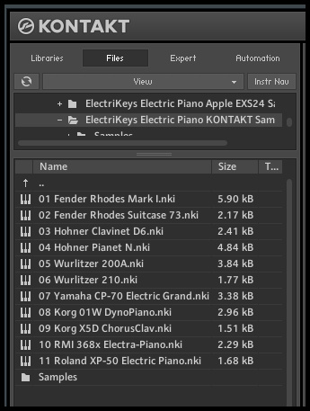 ElectriKeys Electric Piano NKI is a Sample Library version featuring Kawai and Yamaha Acoustic Grand Pianos, made specially for Mac users in order to use it on Native Instruments Kontakt. 