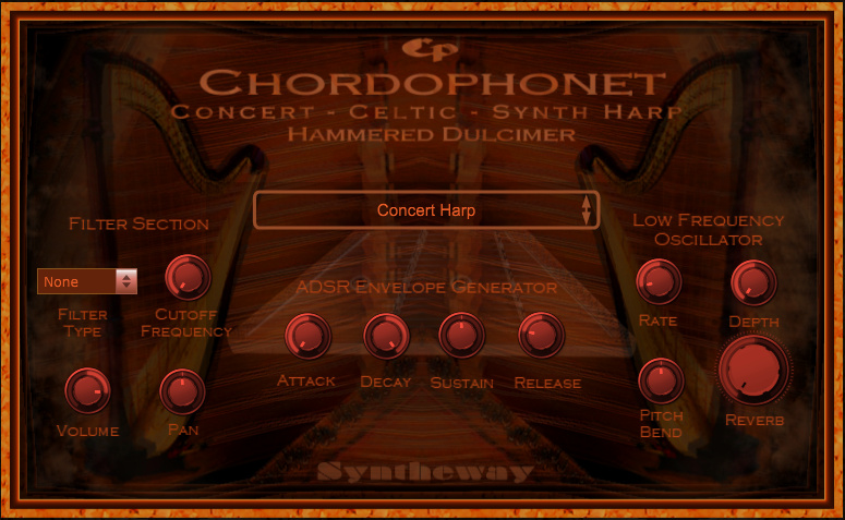 Chordophonet Virtual Harp and Hammered Dulcimer for Mac OS X and macOS Sierra is available as Sampler with internal Sample Library made specially for Mac users (Mac OS X 10.6 Intel or later) in order to use it as .component AU (Audio Unit) and / or .vst format (Cubase for Mac). Both versions are compiled in Universal Binary format, so they are compatible and runs natively on Intel-manufactured IA-32 (Intel Architecture, 32-bit) or Intel 64-based Macintosh computers.